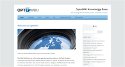Desktop Screenshot of optowiki.info